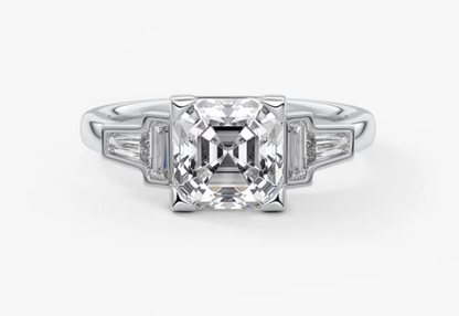 ASSCHER VINTAGE RING