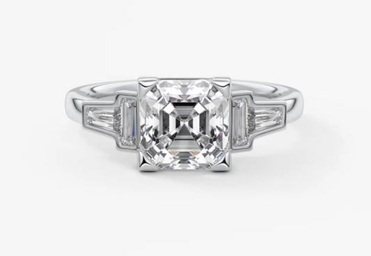ASSCHER VINTAGE RING