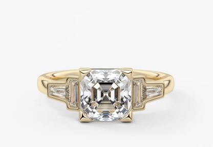 ASSCHER VINTAGE RING