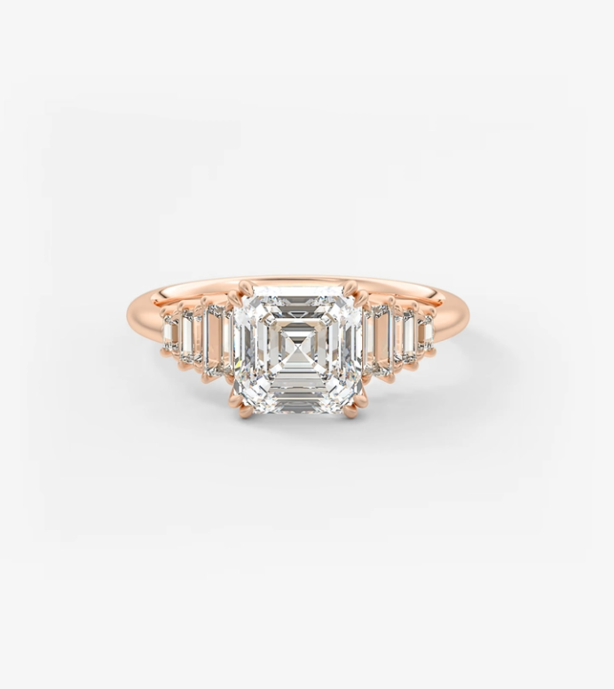 ASSCHER VINTAGE RING