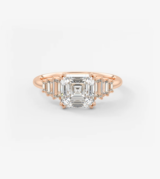 ASSCHER VINTAGE RING