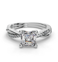 ASSCHER NATURE INSPIRED  RING