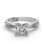 ASSCHER NATURE INSPIRED  RING