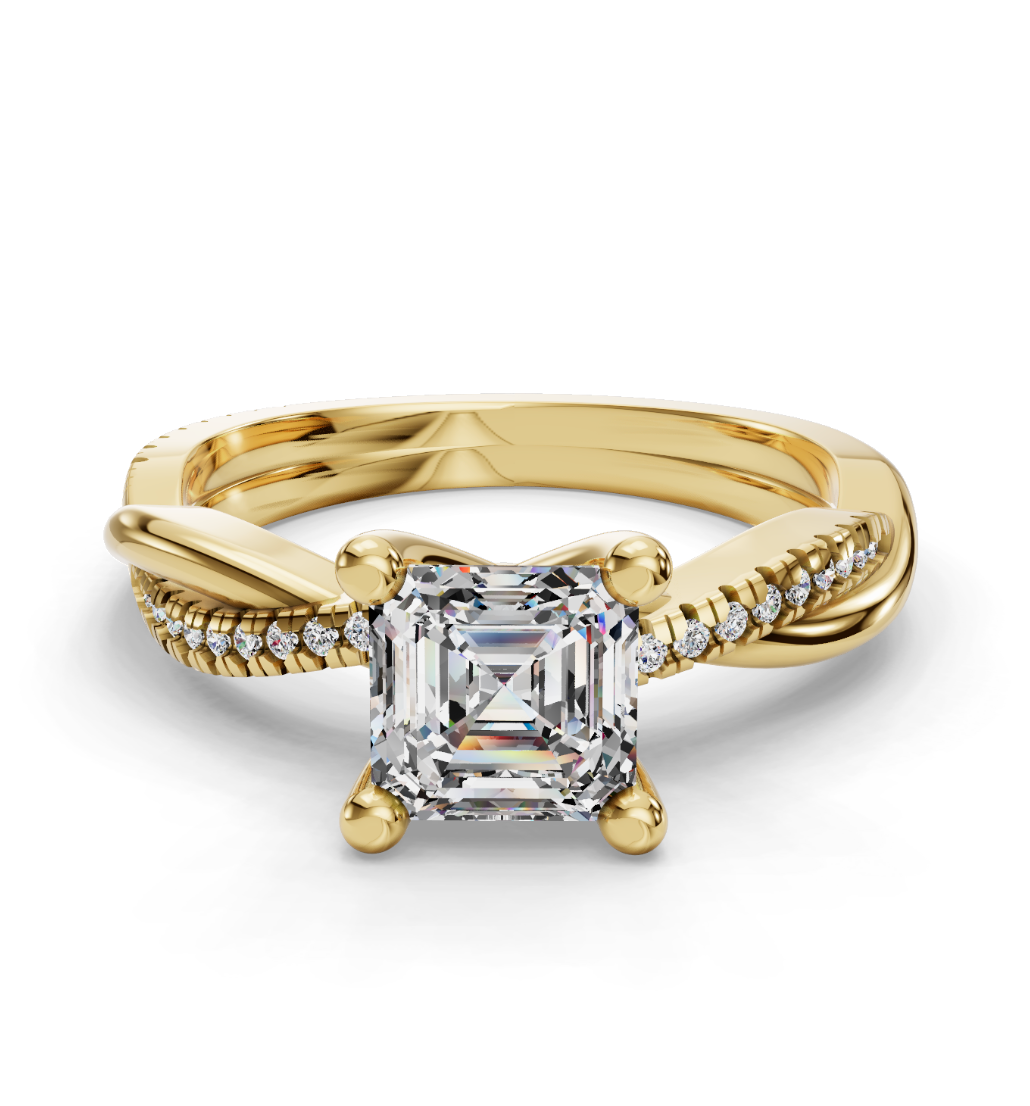 ASSCHER NATURE INSPIRED  RING