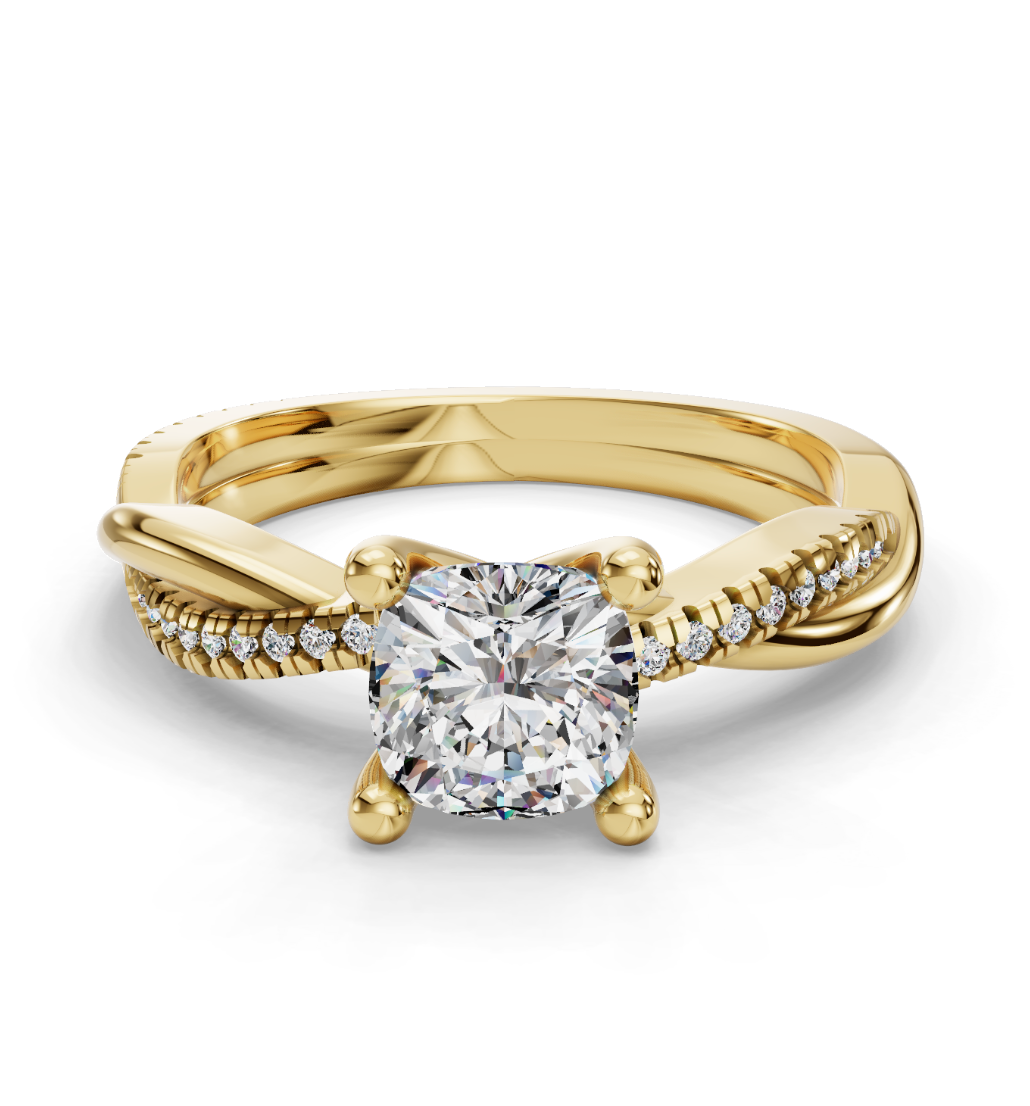 CUSHION NATURE INSPIRED  RING