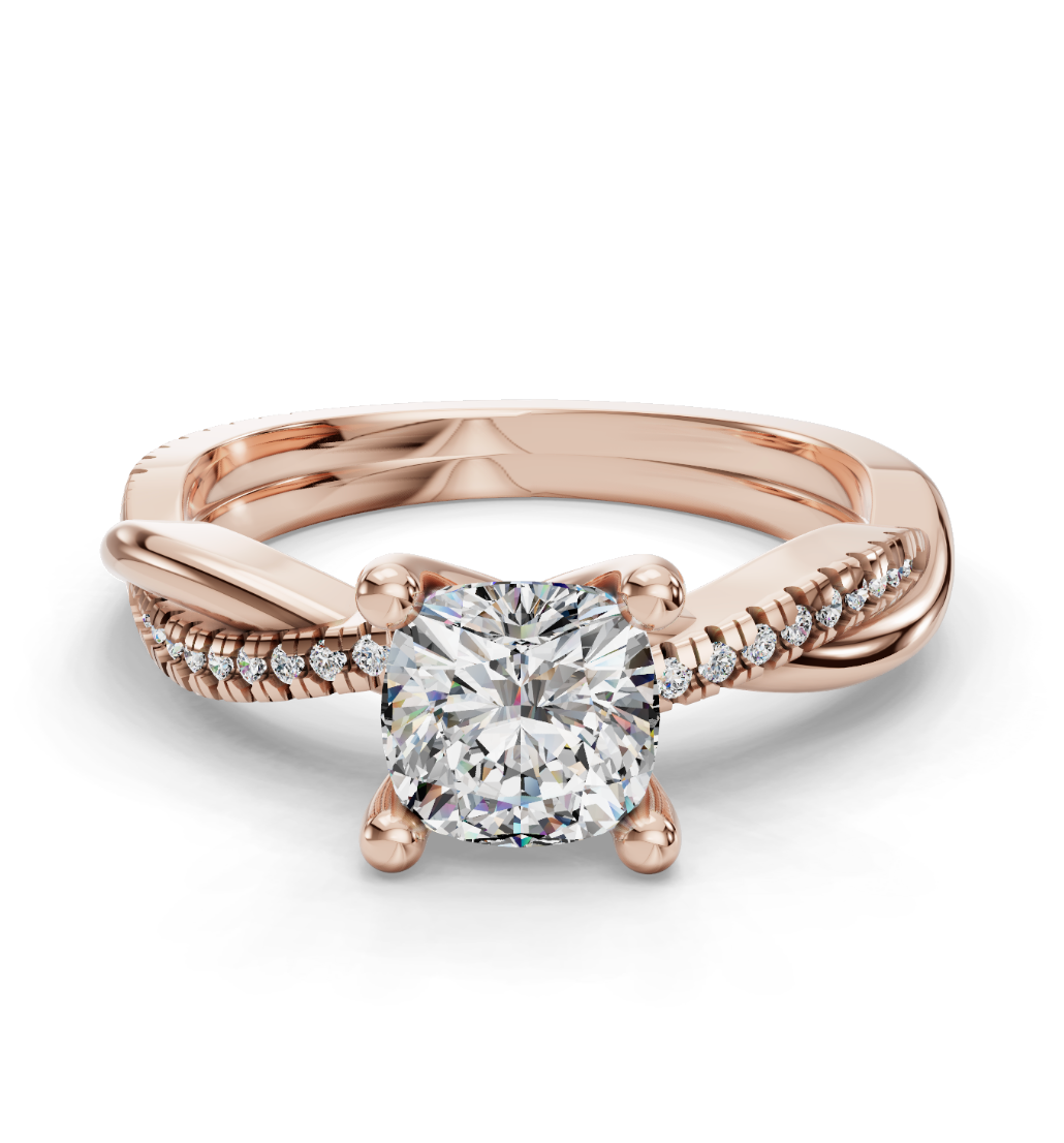 CUSHION NATURE INSPIRED  RING