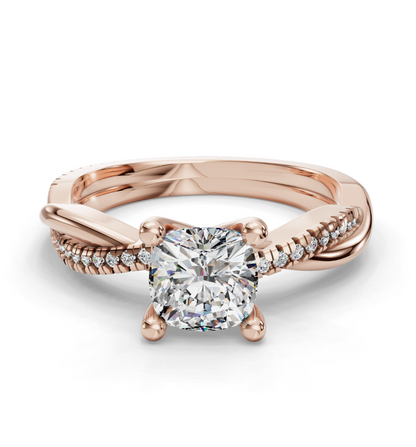 CUSHION NATURE INSPIRED  RING