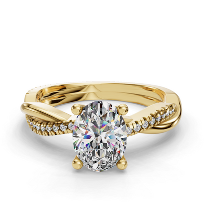 OVAL NATURE INSPIRED  RING