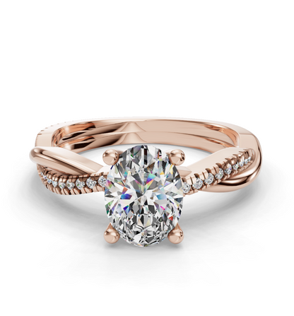 OVAL NATURE INSPIRED  RING