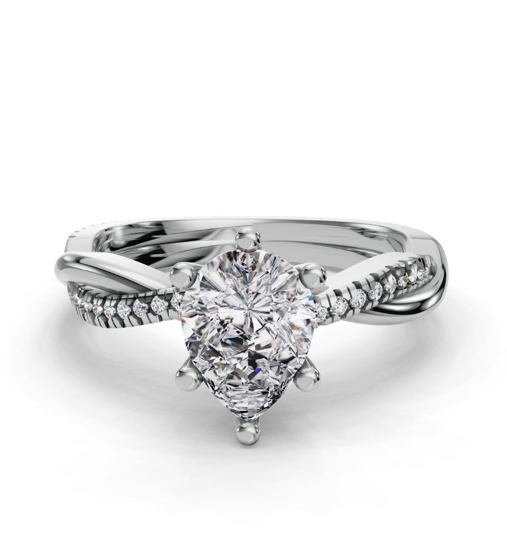 PEAR NATURE INSPIRED  RING