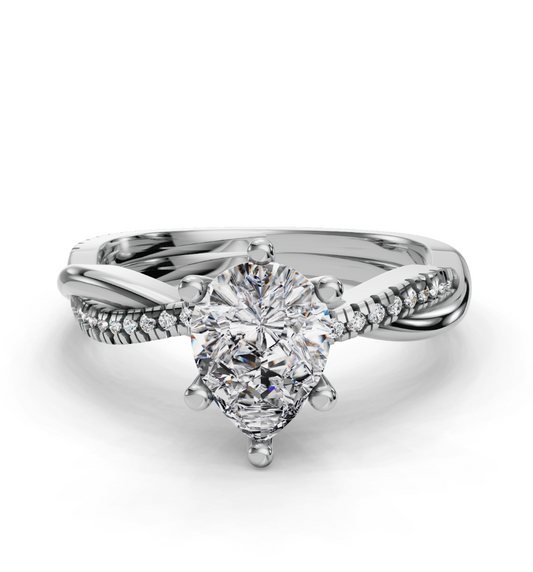 PEAR NATURE INSPIRED  RING