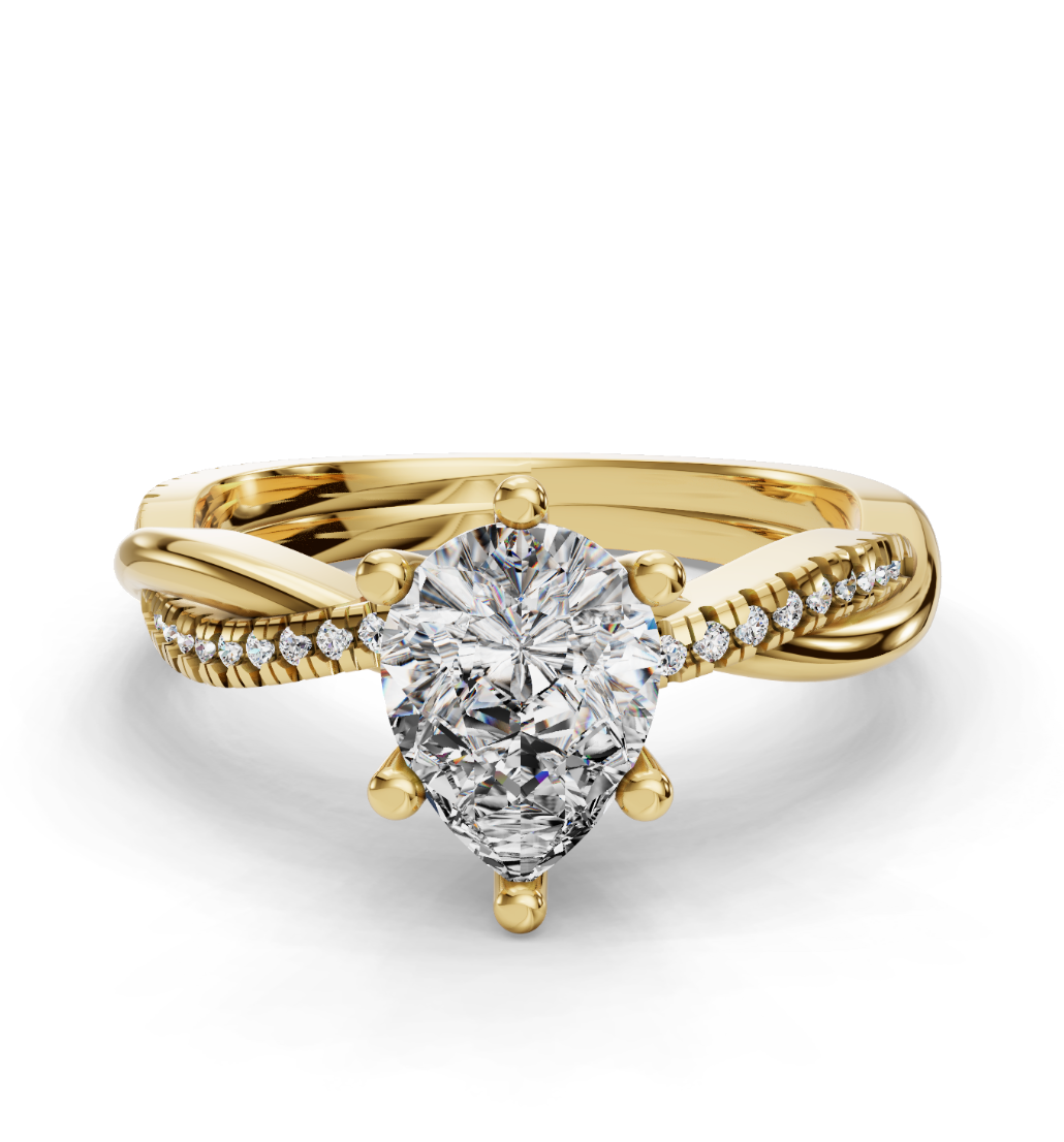 PEAR NATURE INSPIRED  RING