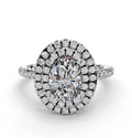 OVAL HALO WITH PAVE RING