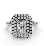 RADIANT HALO WITH PAVE RING