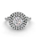 ROUND HALO WITH PAVE RING