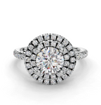 ROUND HALO WITH PAVE RING
