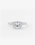 OVAL EAST WEST WITH HIDDEN HALO RING