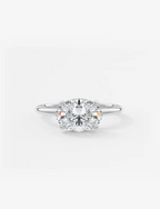 OVAL EAST WEST WITH HIDDEN HALO RING