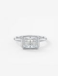 RADIANT EAST WEST WITH BEZEL RING