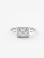 RADIANT EAST WEST WITH BEZEL RING