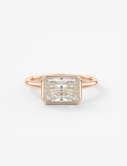 RADIANT EAST WEST WITH BEZEL RING