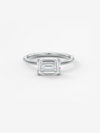 EMERALD EAST WEST RING