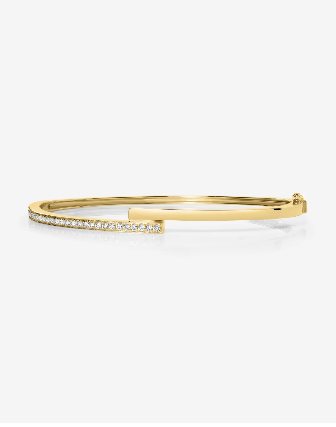HALF DIAMOND BANGLE