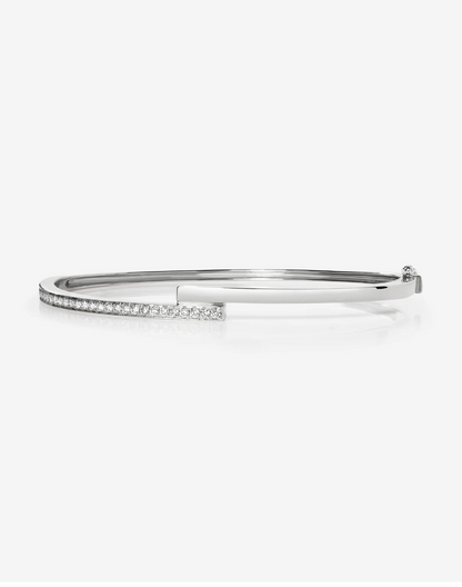 HALF DIAMOND BANGLE