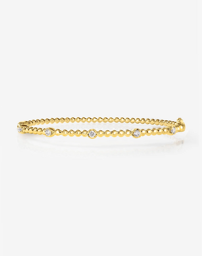 DIAMOND BEAD BANGLE