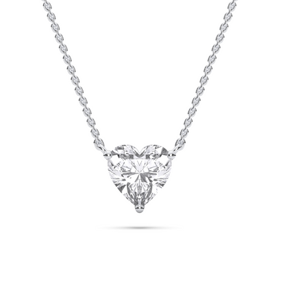 HEART SOLITAIRE PENDANT