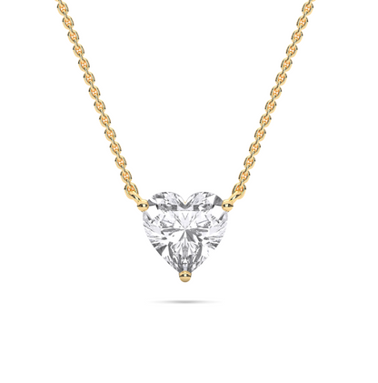 HEART SOLITAIRE PENDANT