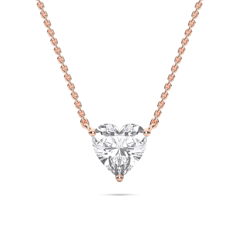 HEART SOLITAIRE PENDANT