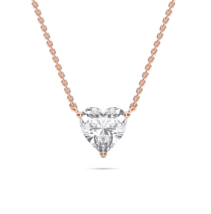 HEART SOLITAIRE PENDANT