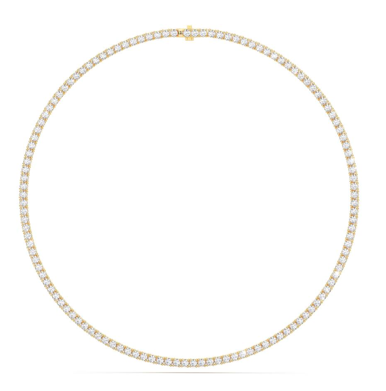 ROUND  TENNIS NECKLACE