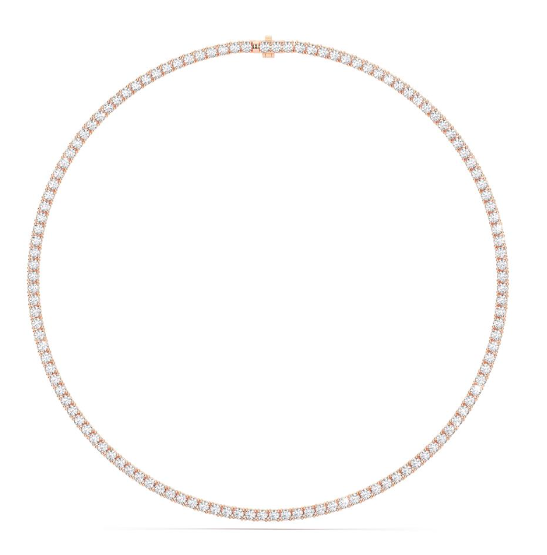 ROUND  TENNIS NECKLACE