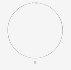 PEAR OMEGA NECKLACE