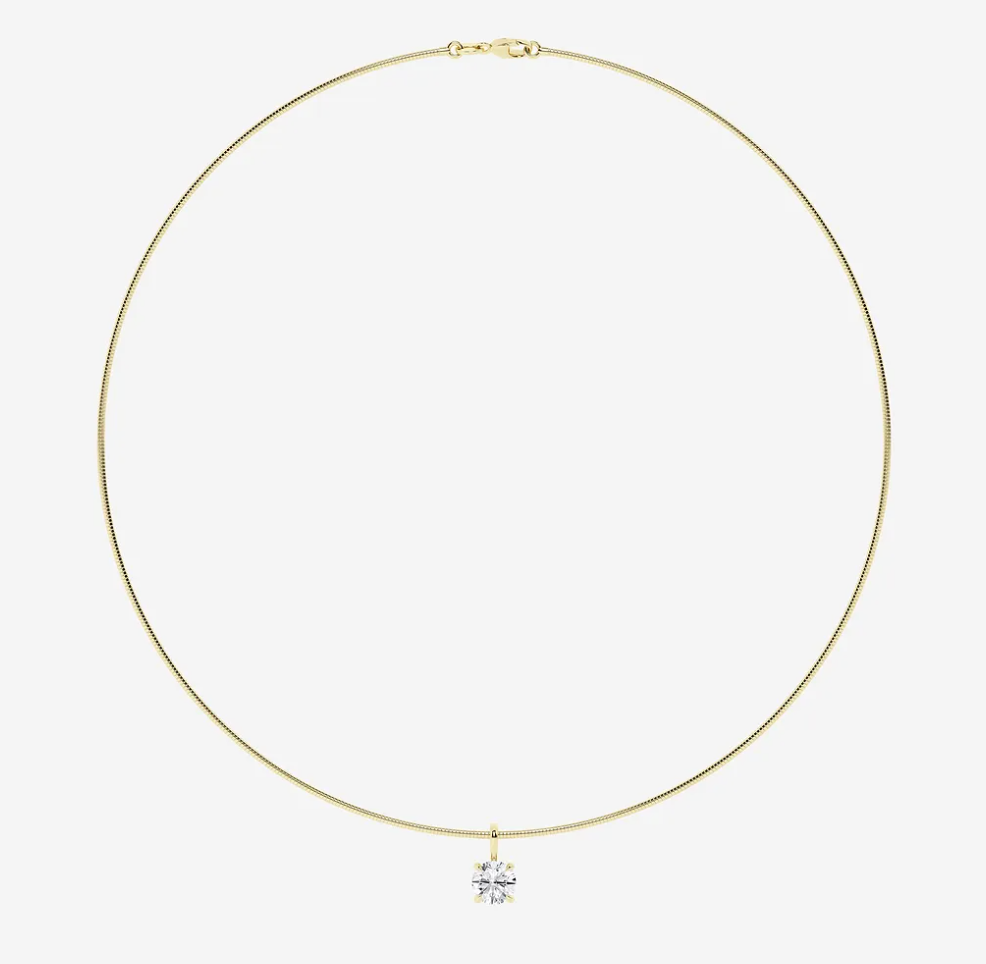 ROUND OMEGA NECKLACE