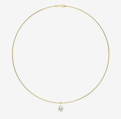 ROUND OMEGA NECKLACE