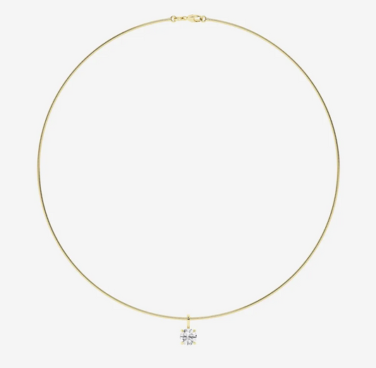 ROUND OMEGA NECKLACE