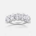 OVAL 7 STONE RING