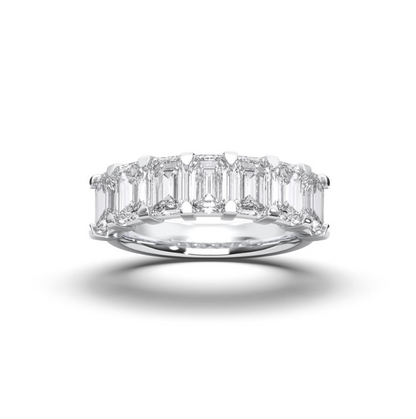 EMERALD 7 STONE RING