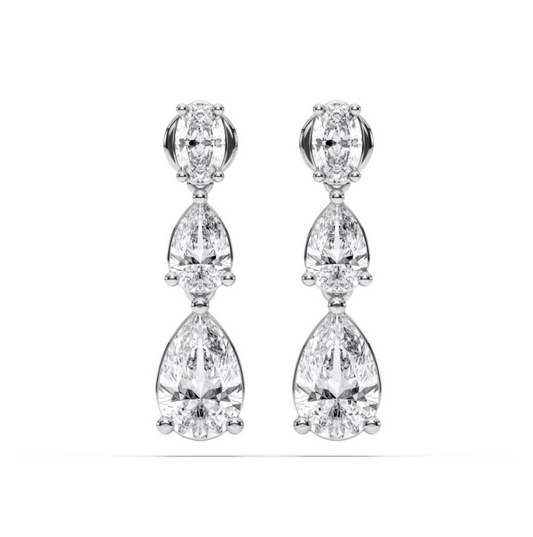 PEAR TEAR DROP EARRINGS