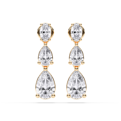 PEAR TEAR DROP EARRINGS