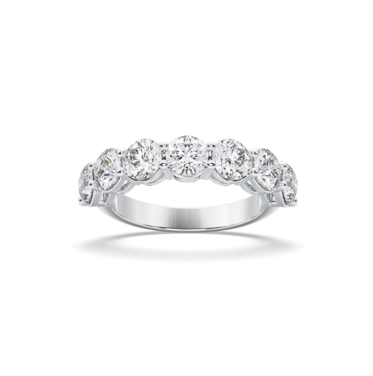 ROUND  7 STONE RING