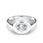 OVAL MENS RING