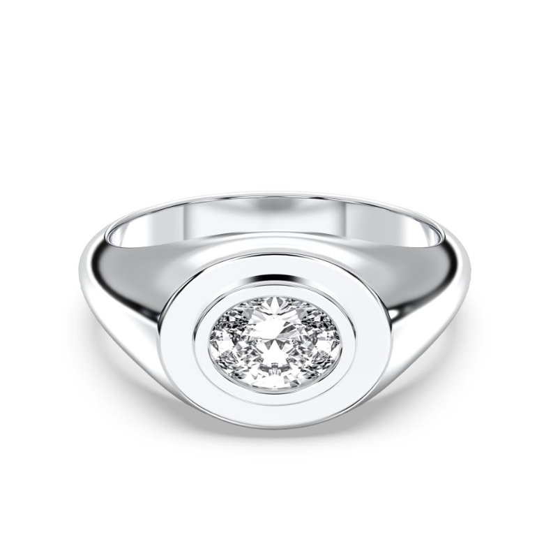 OVAL MENS RING