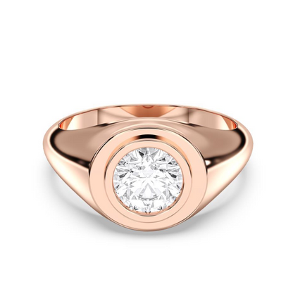 ROUND MENS RING
