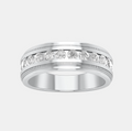 ROUND 12 STONE MENS RING