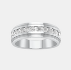 ROUND 12 STONE MENS RING