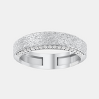ROUND PAVE MENS RING